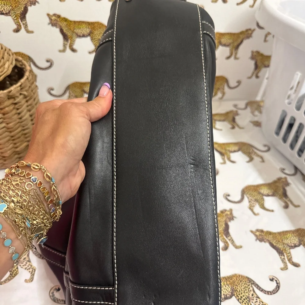 Hogan black leather shoulder bag - Picture 4 of 9